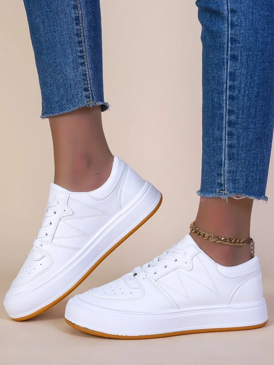 Lace-Up Front Skate Casual Shoes
